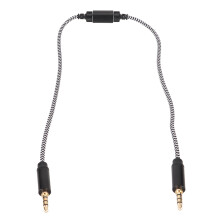3,5 mm Tonübertragungskabel 50 cm Geräuschreduzierung für Telefone/Tablets/Laptops