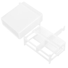 1 juego de portaobjetos de microscopio de laboratorio, soporte para tinción, portaobjetos de plástico, frasco para tinción, soporte para