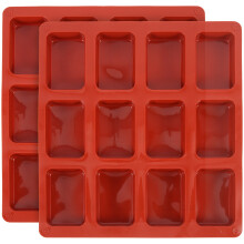 Eease 2er-Pack Silikon-Mini-Kastenform, Mini-Brotform, Antihaft-Käsekuchenform