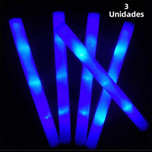 15/30/60 LED Light Sticks, Colored RGB Foam Sticks, Animation Tubes, Christmas Lights, Birthday, Wedding, Party Supplies 30 Pieces of Blue No,