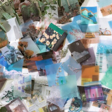 366Sheets Aesthetic Paper Collage Paper Scrapbook Stickers