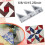 Righello a doppia striscia a 45 gradi, righelli creativi per quilting e cucito. 5