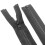 Zipper 75cm Split - Black - DIY Black 3