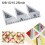Righello a doppia striscia a 45 gradi, righelli creativi per quilting e cucito. 4
