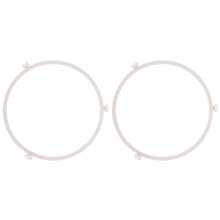 2 stuks ovenringroller magnetron draaiplateau steun ronde glashouder plaat draaiplateau basis plastic