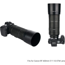 Reversible RF 600mm Bayonet Lens Hood Shade for Canon RF 600mm f/11 is STM Lens on Canon EOS R RP R5 R6 Replaces Canon