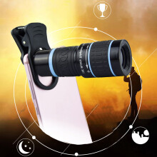 Jacenvly Decorazioni natalizie Grinch in offerta, compatibile con obiettivo per cellulare 18X Teleobiettivo HD per la fotografia