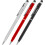 PRO Pen with , High Accuracy, Extra Sensitive, Compact m Touch Screens [3 Pack-Black-Red-Silver] 1