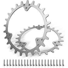 Stainless steel spiked wheels for lawn mower Husqvarna Automower 420/320/430X/435X/440/450X, with 21 x stainless steel spikes, for wheels 252 mm