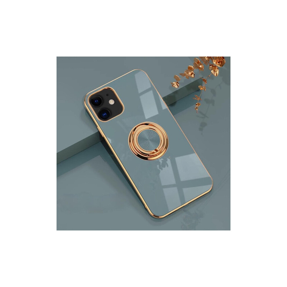 Luxurious Stylish Case 'Compatible With Iphone 14 Pro' With Ring Stand Function Gold Blue Blue,Gold 9773935556614