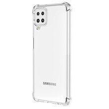 Exclusive Protective Case (FLOVEME) - compatible with Samsung Galaxy A12 Transparent/Translucent