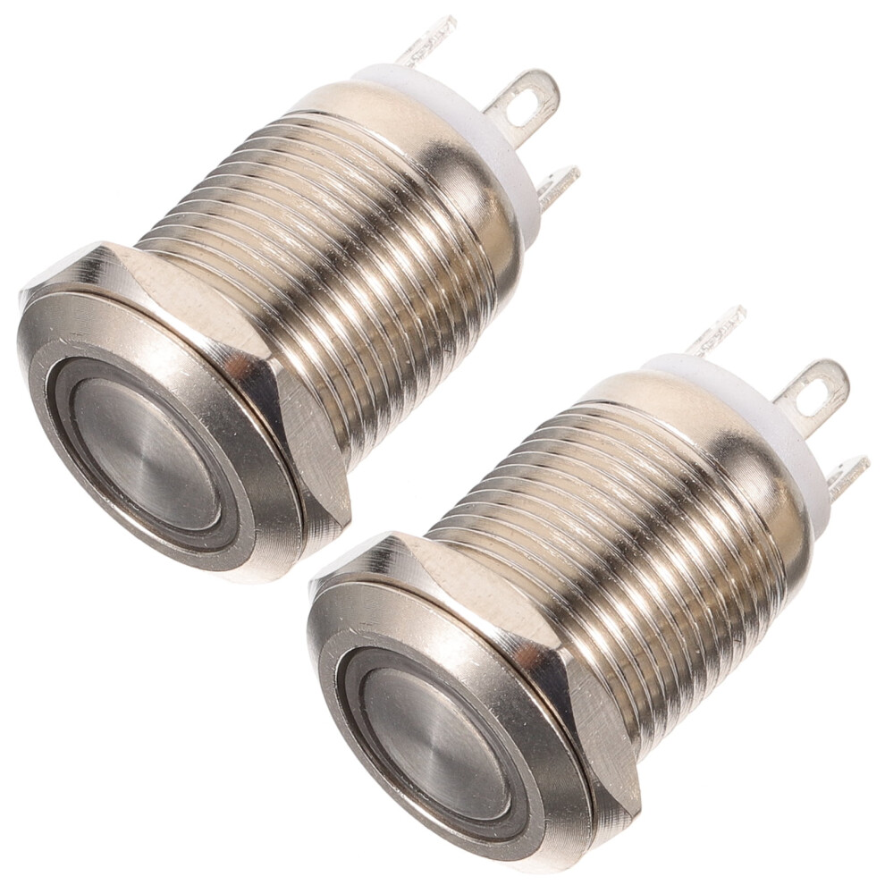 Anqila 2 Pcs Easy Installation Wired Doorbell Button Replacement Push Buttons Stainless Steel 9773935556867