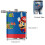 Super Mario 8oz Φιάλη από ανοξείδωτο ατσάλι για άνδρες και γυναίκες, φορητές φιάλες 2