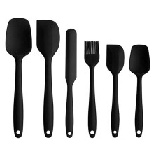 Maisiúcháin Balla Seomra Folctha Jacenvly Tacar Spatula Silicone Scraper Neamhghreamaitheach Cistine Bácáil Cócaireacht 6 phíosa Bronntanas Nua