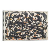 Jackson Pollock Abstract Print (105) Canvas Wall Art 12x18inch - Poster, Picture, Room & Home Decor Gift