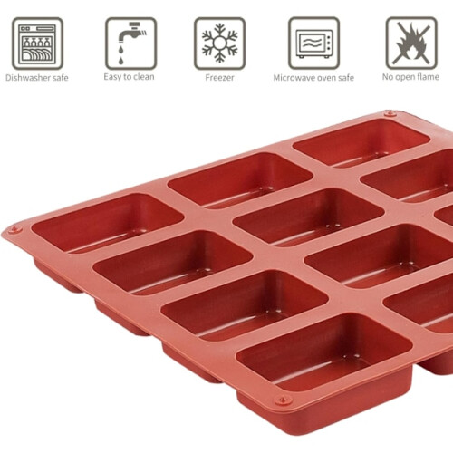 Mini silicone bread molds - (2-pack) 2
