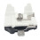 Ρελέ εκκίνησης ψυγείου Ptc 1/2Pin 15Ohm + προστασία υπερφόρτωσης συμπιεστή 1/6H 2