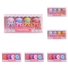 12PCS Erasers Food Erasers Pencil Erasers For Kids Rewards Children School Supplies And Party *12PCS