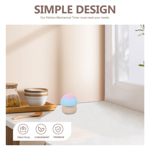 Χρονοδιακόπτης Κουζίνας Διαχείριση Gadget Μαγείρεμα για την Τάξη Μανιτάρι Πλαστικό 1