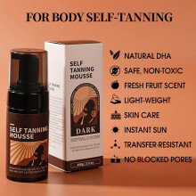 Tanning Bronzing Spray for White to Black Tan, 100ml Dry Oil for Faster Darker Sun Tan, Compatible with Suntanned Skin, Back to School Gift
