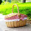 2 cestini da picnic in vimini stile rustico con coperchio e manico e fodere interne per picnic, feste e barbecue 2