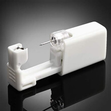 Ear Piercing Kit 2PCS Disposable Self Piercing Gun with Studs for Women and Men Home Use