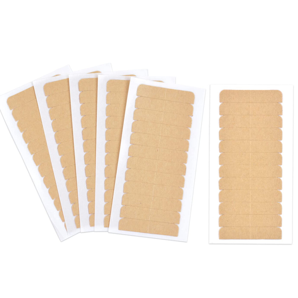 Hair Extension Tape Tabs 180pcs Double Sided Nude Adhesive Strips Replacement for Tape In Extensions
