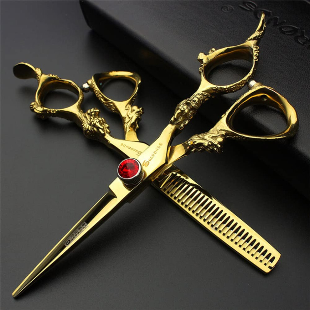Hair Cutting Scissors 6 Inch Japanese Stainless Steel Barber Shears with Precision Sharp Blades Ref: 2540