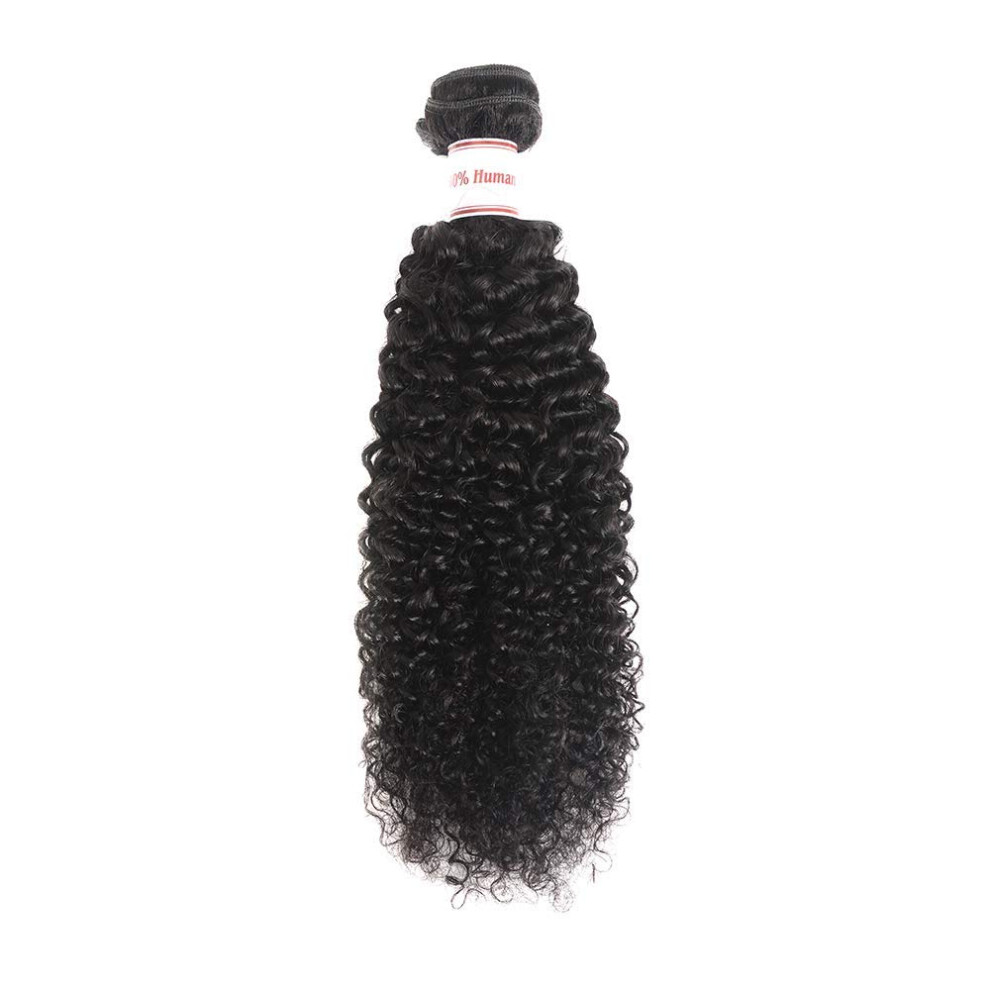 Unisex Black Brazilian Virgin Hair Extensions 20 Inch Natural Tangle Remy Bundle 8A Quality