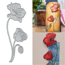 Metal Cutting Dies Floral Embossing Stencil for Scrapbooking Card Making Album Crafts 3 Flower