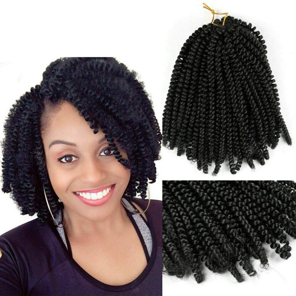 Unisex 18 Inch Ombre Senegalese Twist Crochet Hair Extensions, Lightweight Fluffy Braiding Hair