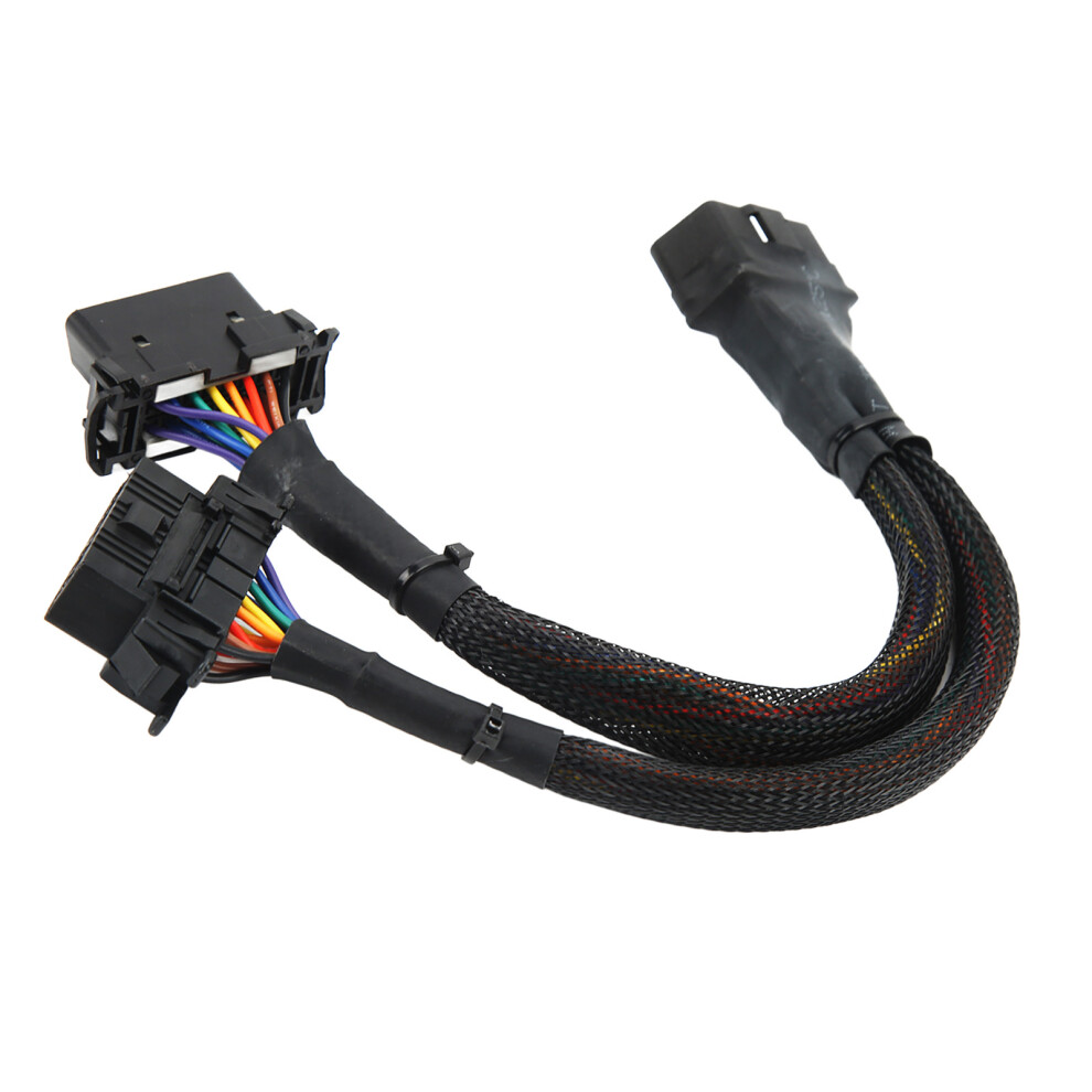 Vehicle Obd2 Diagnostic Extension Cable 16Pin 30Cm Male To Dual Female Adapter 7901381764662