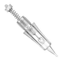 C18 1R 0.18mm Precision Single Round Tattoo Needle Cartridges 10PCS for Permanent Makeup