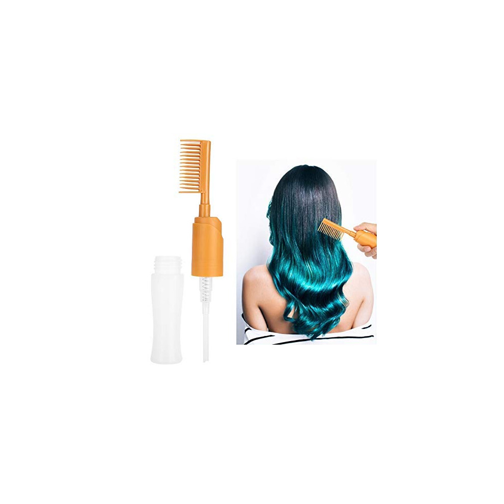 80ml Hair Dye Applicator Bottle with Comb for Controlled Mess Root Coloring