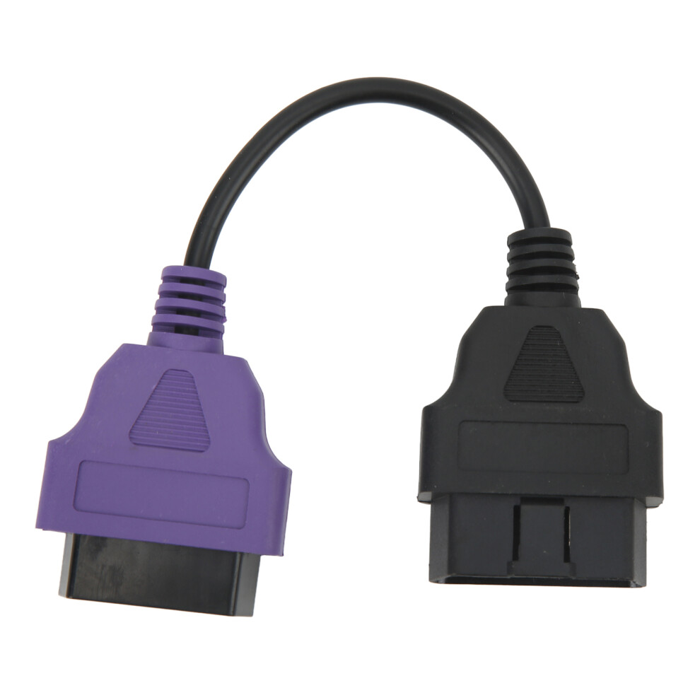 Obd2 Scanner Cable For Fiat Â High Accuracy Diagnostic Adapter, Connector Purple 3731381765291