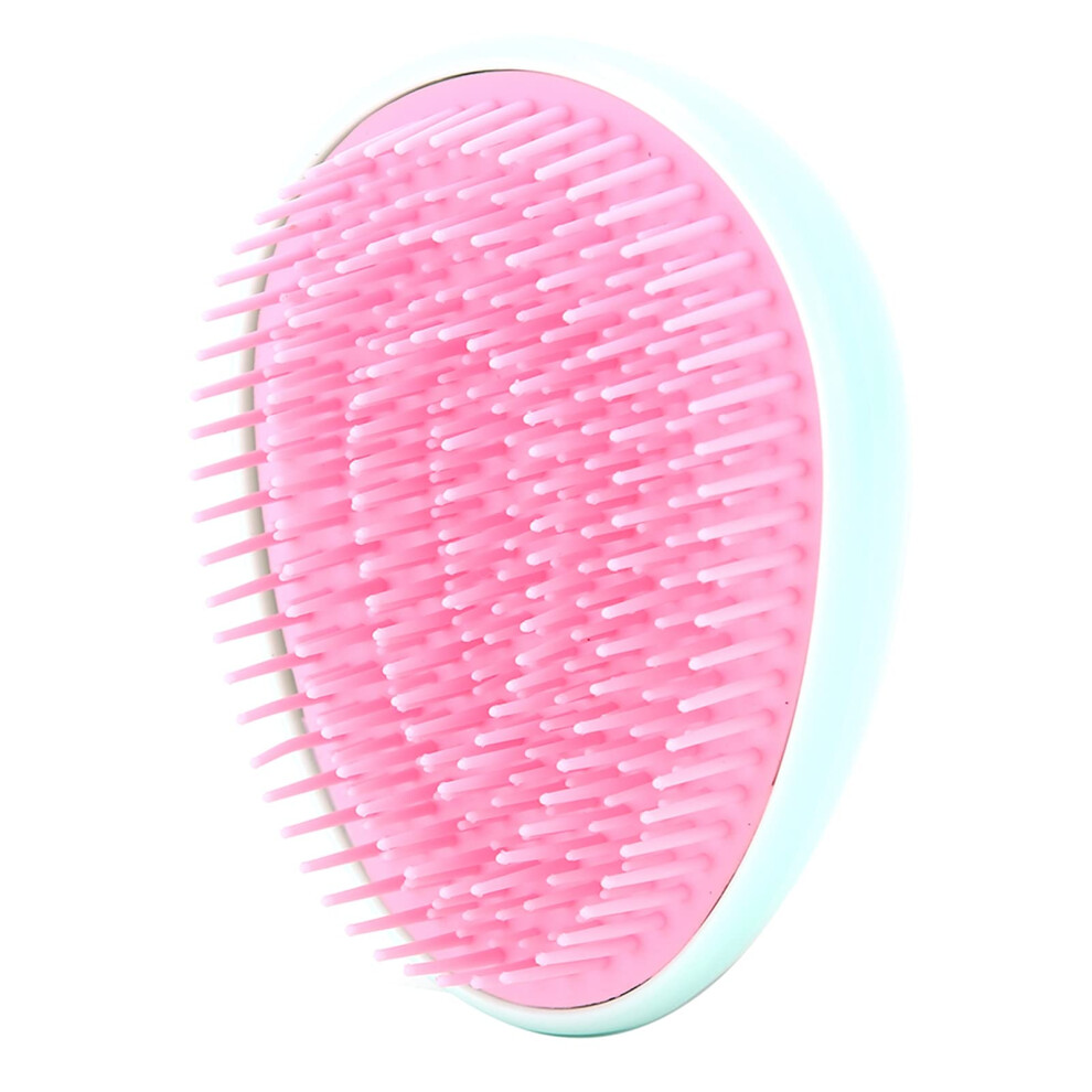 Unisex Scalp Massager Brush With Soft Silicone Bristles For Gentle Detangling And Relaxing Hair Care
