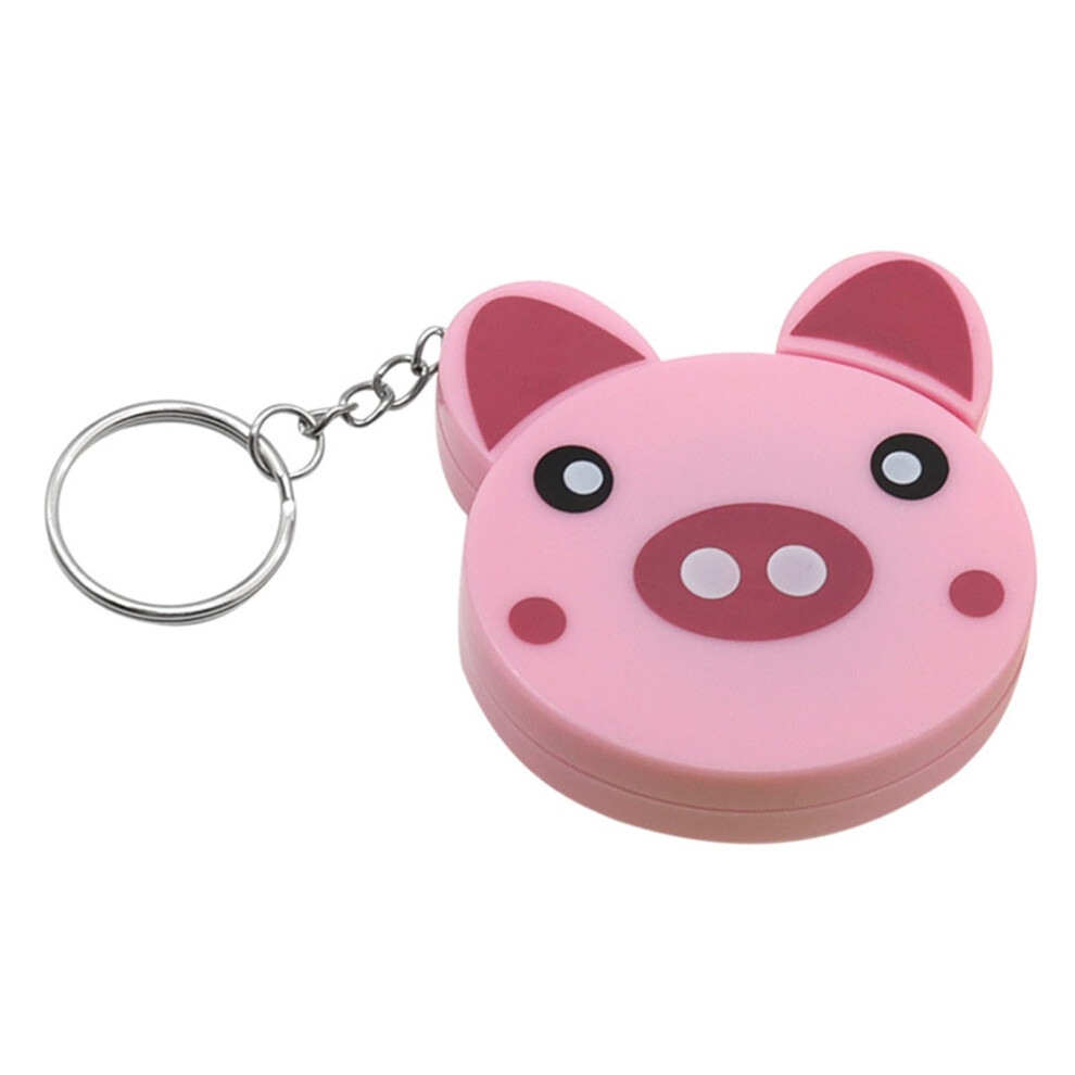 150Cm Retractable Body Measuring Tape With Dual Scale Cute Cartoon Pig Design For Sewing And Fitness 9365369177352