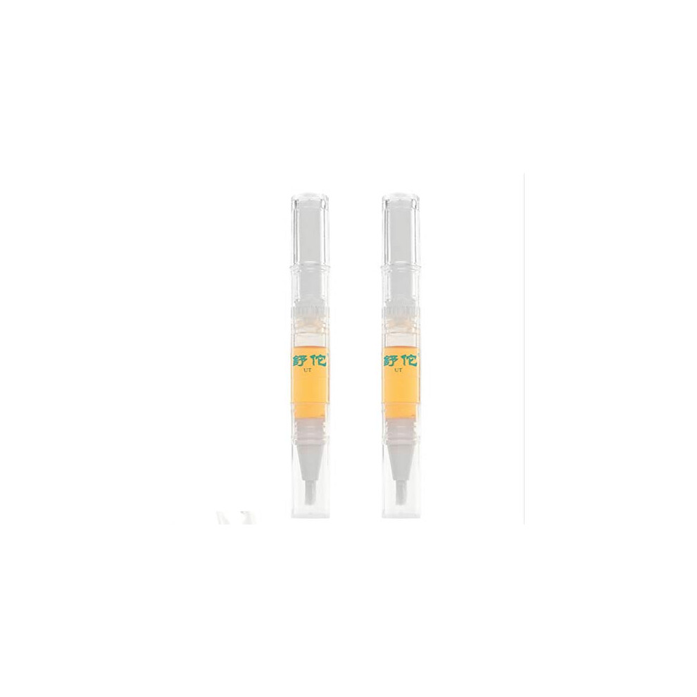 Brown Nail Pen For Damaged Nails And Toenail Fungus Treatment, Smooth And Reduce Discoloration, 2Pcs