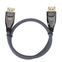 Displayport Cable With Ultra Durability And Enhanced Gaming Experience, Supports 8K@60Hz, 4K@144Hz, 2K@240Hz, 32.4Gbps, Bidirectional Connectivity, Pe