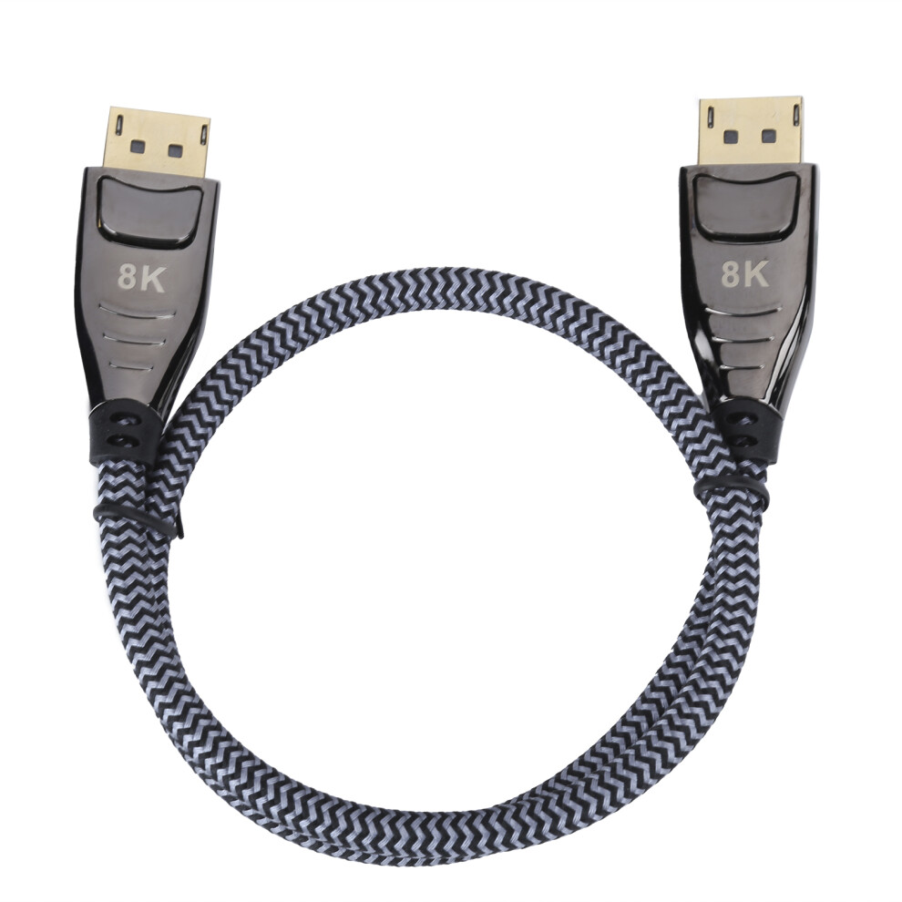 Displayport Cable With Ultra Durability And Enhanced Gaming Experience, Supports 8K@60Hz, 4K@144Hz, 2K@240Hz, 32.4Gbps, Bidirectional Connectivity, Pe 9147006879535