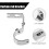 4pcs Adjustable Curtain Rod Wall Bracket Extendable Metal Wall Brackets 3