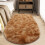 Χαλί YOTQUSKI Fluffy, Μαλακό Οβάλ Χαλί, Χαριτωμένο Χαλί Shag για Παιδικό Δωμάτιο, Παιδικό 4