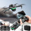 Drone Viflosae με κάμερα FPV 6K HD, διατήρηση ύψους, λειτουργία Headless - Συμβατό με τις 7