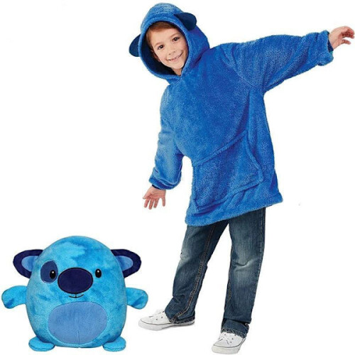 Μαξιλάρι με κουκούλα Squishmallows Kramgo Κόκκινο ένα μέγεθος Ροζ Πράσινο Δεινόσαυρος 1