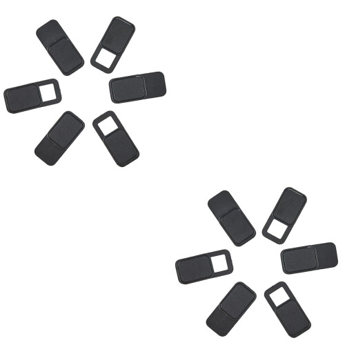 12 τεμάχια μεταλλικό οβάλ κάλυμμα κάμερας web, συρόμενο κλείστρο κάμερας, κάλυμμα