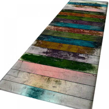 Tapis de sol imprimé ETOSHOPY, long couloir/salle de bain, 51 x 178 cm (20 x 70 pouces), idéal pour la cuisine, le salon ou la chambre.