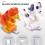 Καλώδιο φόρτισης Funny Dogs συμβατό με Apple, iPhone, Samsung - Καλώδιο USB C Type-C (Λευκό) 3