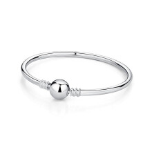 Originale 925er Sterlingsilber-Armbänder, Armreifen, Herz-Clip-Anhänger, Perlen, Schlangenketten für Damen, Roségold, DIY-Luxusschmuck LJQ