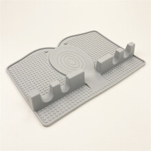 Estante escurridor de espátulas de silicona Lmueinov, alfombrilla escurridora para espátulas, estante de almacenamiento de cocina en oferta