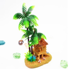 BHXYSGD Mini prodotti creativi Acquario decorativo all'ossigeno Acquario a bolle Yurt Accessori per acquario Forniture per la casa
